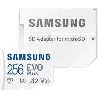 Карта памяти SAMSUNG EVO PLUS 256Gb microSDXC/UHS-I/SD адапт(MB-MC256KA/KR)