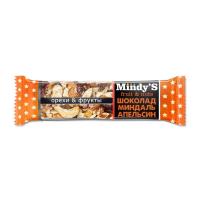 Батончик Mindy's Шоколад-Миндаль-Апельсин, 30штx35г