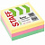 Блок самоклеящийся (стикеры) STAFF, 50х50 мм, 300 листов, 3 цвета, 127145