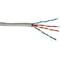 Кабель NewMax NM-UTP5E4PR-CU 4 пары, 25AWG, Кат.5e, PVC, серый, 305 метров