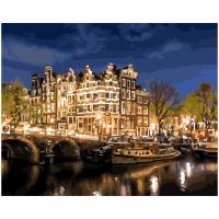 Картина по номерам  Канал в Амстердаме, Рх-087
