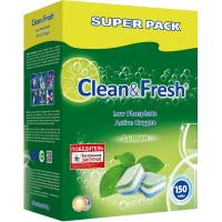 Таблетки для ПММ Clean&amp;amp;Fresh Allin1 (Super pack) 150шт/уп