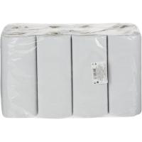 Полотенца бумажные JoyEco белые втор 2 сл, 12 м, 8 шт/уп