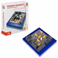 Настольная логическая игра IQ ТРЕНИНГ "Кошки-Мышки", 1TOY, Т25478