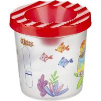 Емкость для воды №1 School ColorPics cтакан-непроливайка(стакан+крышка)
