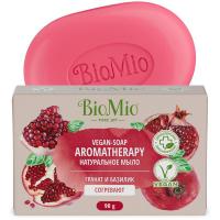 Мыло туалетное BioMio BIO-SOAP гранат и базилик, 90гр