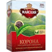 Чай Майский Корона Российской Империи черный крупнолистовой, 200г 13986