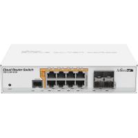 Коммутатор MikroTik (CRS112-8P-4S-IN) 8х10/100/1000 Ethernet, 4 x SFP ports
