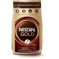 Кофе Nescafe Gold раств.субл.750г пакет