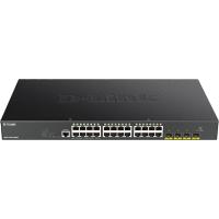 Коммутатор D-Link DGS-1250-28XMP/A1A PROJ Smart L2 Switch