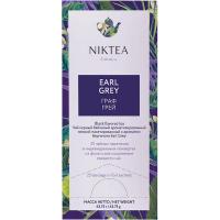 Чай Niktea черный Earl Grey с бергамотом, 25штх1,75г/уп