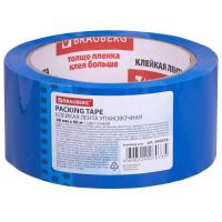 Клейкая лента упаковочная, 48 мм х 66 м, СИНЯЯ, толщина 45 микрон, BRAUBERG, 440076