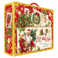 Подарок новогодний "Письмо", НАБОР конфет 1500 г, картонная коробка, 323086/МГД-046