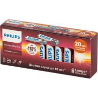 Батарейка Philips Power АА LR6-20BL/LR6P20BX/51 алкалин. 1,5v 20 шт/уп