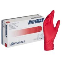 Перчатки нитрил. н/с. н/о , красные 756 NitriMax (M) 50п/уп, 4гр