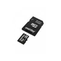 Карта памяти SmartBuy microSDHC 32Gb UHS-I Cl10 +ад, (SB32GBSDCL10-01)