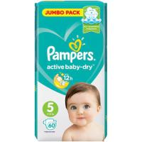 Подгузники PAMPERS Active Baby-Dry Junior (11-16 кг)  60 шт/уп