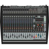 Микшер-усилитель Behringer PMP6000, 12 моновх., 4 стереовх, 2 х 600Вт/ 4Ом