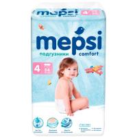 Подгузники для детей MEPSI L (9-16кг) 54 шт/уп