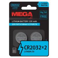 Батарейка Promega, литиевая, CR2032, бл/2шт