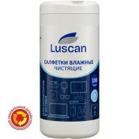 Салфетки д/экранов Luscan, туба, 100 шт, 130х170