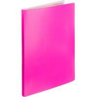Папка файловая на 40 файлов Attache Neon А4 плотность 500мкм розовый