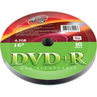 Носители информации DVD+R 4,7 GB 16x,  VS, 10шт/уп