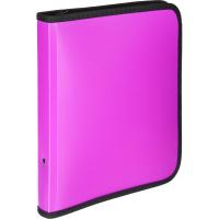 Папка-конверт на молнии с 3-х сторон Attache Neon A5 розовый