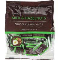 Шоколад порционный Деловой Стандарт Milk&amp;amp;hazelnuts, 5г/80шт