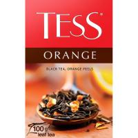 Чай Tess Orange листовой черный с добавками,100г 0646-15