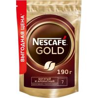 Кофе Nescafe Gold раств.субл.190г дой-пак