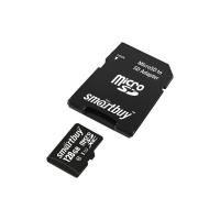Карта памяти SmartBuy microSDXC 128Gb UHS-I Cl10 +ад (SB128GBSDCL10-01)