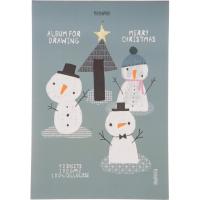 Альбом для рисования Kroyter А4 40л склейка,Christmas,65994