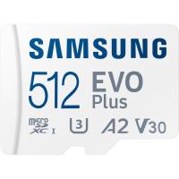 Карта памяти Samsung microSDHC EVO+ 512Gb+SD adapter