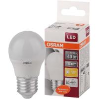 Лампа светодиодная Osram 5Вт Е27 (Р, 2700 К, 470 Лм, 220 В, 4058075696235)