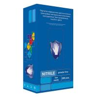 Перчатки мед.смотров. нитрил., н/с, н/о, S&C ZN/TN303(S) 100 пар, голубой