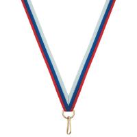 Лента для медалей 10 мм цвет триколор  LN5f