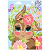 Картина по номерам  для малышей Весенний зайчик, Ркн-061