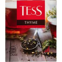 Чай черный TESS Thyme с чабрецом и цедрой лимона 100 пак/уп