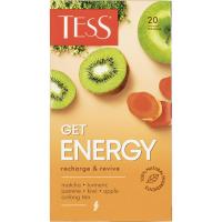 Чай Tess Get Energy улун с добавками, 1,5гх20шт/уп