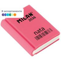 Ластик пластиковый Milan 2036 в форме книжки, цв. в ассорт