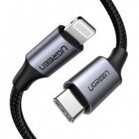 Кабель UGREEN для зарядки и передачи данных USB C 2.0 MFI, 1,5 м (60760)