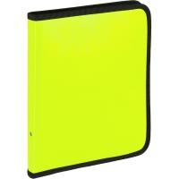 Папка-конверт на молнии с 3-х сторон Attache Neon A4 желтый
