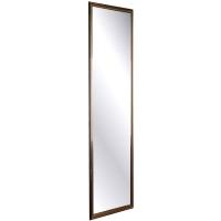 Зеркало МГЛ_ настенное 120Б (400x1200) багет ПВХ коричневый