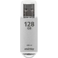 Флеш-память Smartbuy UFD 3.0/3.1 128GB V-Cut Silver (SB128GBVC-S3)