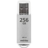 Флеш-память Smartbuy UFD 3.0/3.1 256 GB V-Cut Silver (SB256GBVC-S3)