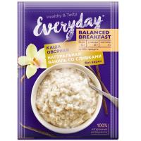 Каша Everyday овсяная Vegan Breakfast Натур.ваниль,мед,миндаль, 15штx37г/уп