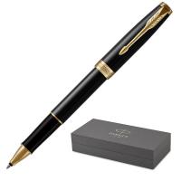 Роллер Parker Sonnet Black Lacquer GT черн,0,8мм,подар.уп 1931496