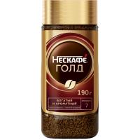 Кофе Nescafe Gold раств.субл.190г стекло