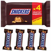 Шоколадный батончик Snickers , 4штx40г/уп